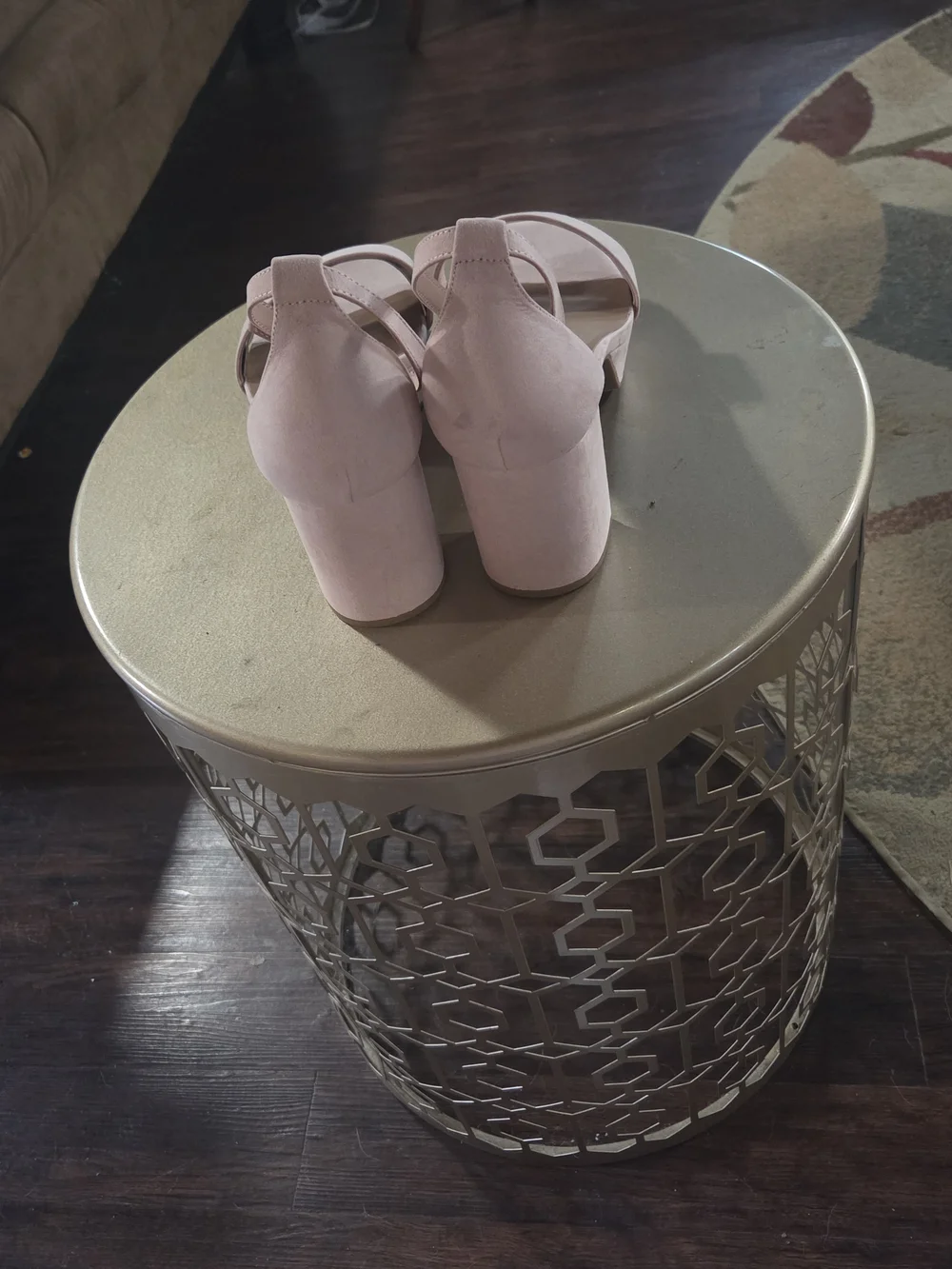 torrid Blush Pink Block Heel Sandals